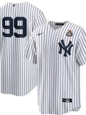 Nike Authentic New York Yankees Aaron Judge #99 World Series 2024 Jersey